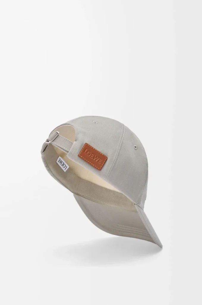 LOEWE cap in canvas Lady Grey LOEWE cap in canvas Lady Grey