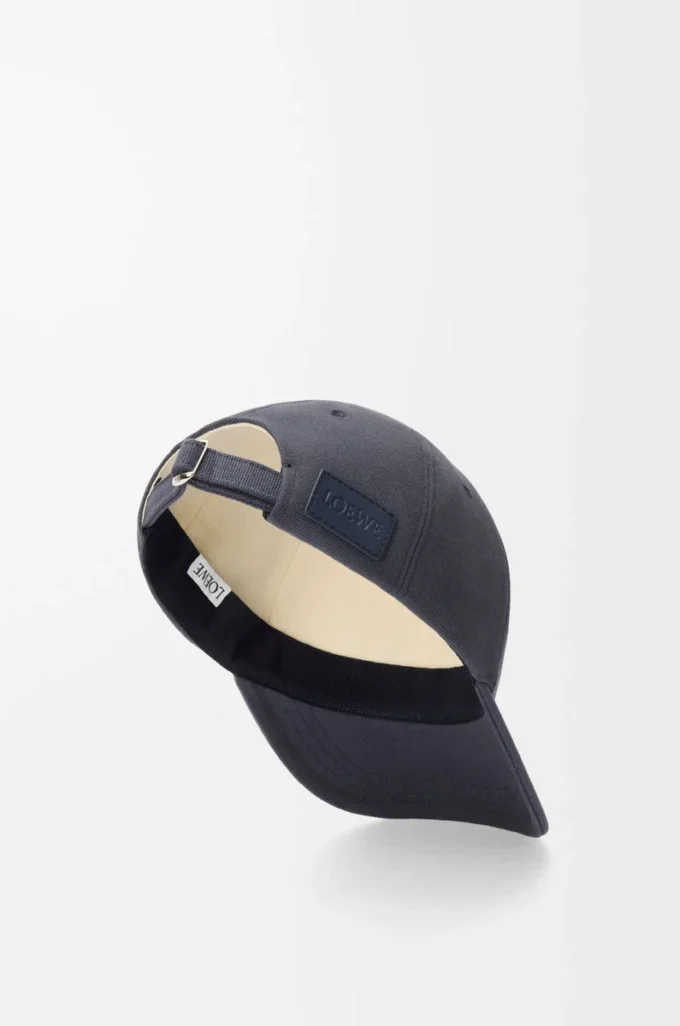 LOEWE cap in canvas Navy Blue LOEWE cap in canvas Navy Blue