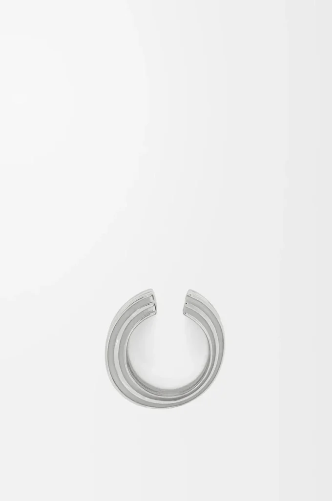 LOEWE Graphic ring in sterling silver Silver