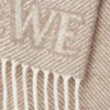 LOEWE scarf in alpaca and wool blend Beige/Ecru