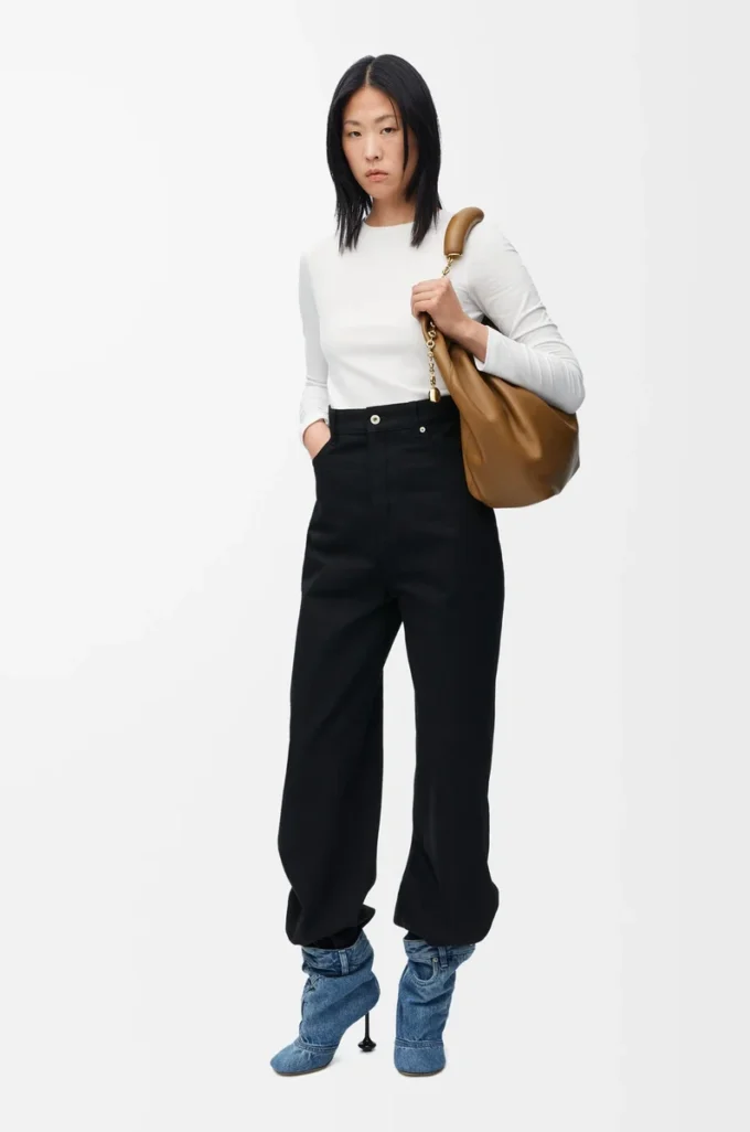 Long sleeve top in modal White Long sleeve top in modal White