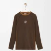 Long sleeve top in technical jersey Toffee Long sleeve top in technical jersey Toffee