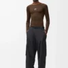 Long sleeve top in technical jersey Toffee Long sleeve top in technical jersey Toffee