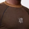 Long sleeve top in technical jersey Toffee Long sleeve top in technical jersey Toffee