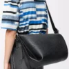 Loop bucket in supple grained calfskin Black