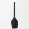 Loop hobo in supple grained calfskin Black