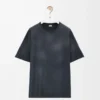 Loose fit T-shirt in cotton Black
