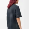 Loose fit T-shirt in cotton Black
