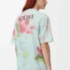 Loose fit T-shirt in cotton Light Blue/Multicolor