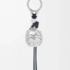 Magpie dice charm Deep Navy/Silver Magpie dice charm Deep Navy/Silver