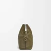 Medium Flamenco clutch in nappa calfskin Dark Khaki