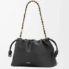 Medium Flamenco purse in mellow nappa lambskin Black