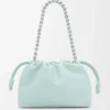 Medium Flamenco purse in mellow nappa lambskin Frozen