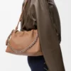 Medium Flamenco purse in mellow nappa lambskin Mocha
