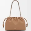 Medium Flamenco purse in mellow nappa lambskin Mocha