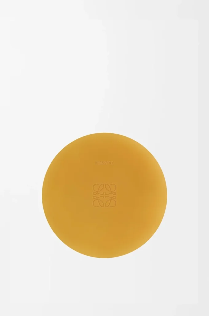 Medium Honey beeswax candle Yellow