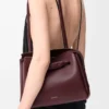 Medium Madrid bag in supple calfskin Dark Burgundy