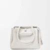 Medium Madrid bag in supple grained calfskin Soft White