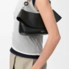 Medium Ola bag in smooth calfskin Black