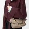 Medium Ola bag in smooth calfskin Sand
