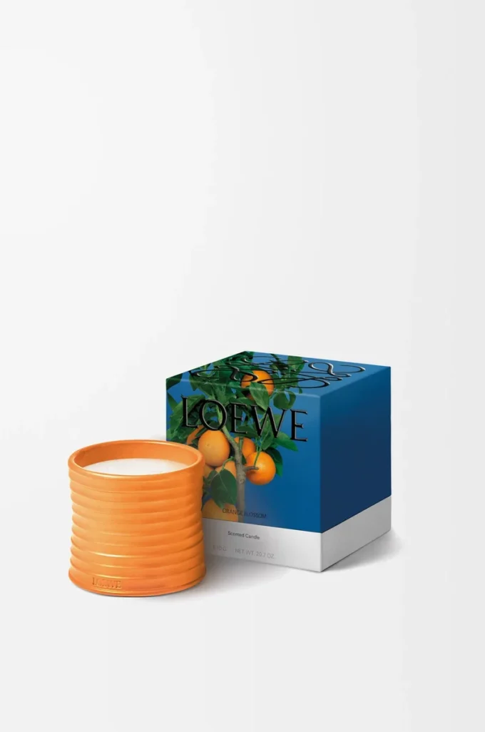 Medium Orange Blossom candle Bright Mandarin
