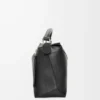 Medium Puzzle Edge bag in classic calfskin Black