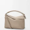 Medium Puzzle Edge bag in soft grained calfskin Clay