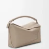 Medium Puzzle Edge bag in soft grained calfskin Clay