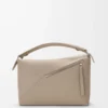 Medium Puzzle Edge bag in soft grained calfskin Clay