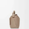Medium Puzzle Edge bag in soft grained calfskin Sand