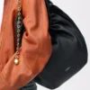 Medium Squeeze bag in mellow nappa lambskin Black