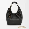 Medium Squeeze bag in mellow nappa lambskin Black