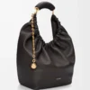 Medium Squeeze bag in mellow nappa lambskin Black