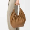 Medium Squeeze bag in mellow nappa lambskin Oak