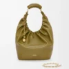 Medium Squeeze bag in mellow nappa lambskin Olive