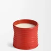 Medium Tomato Leaves candle Red Medium Tomato Leaves candle Red
