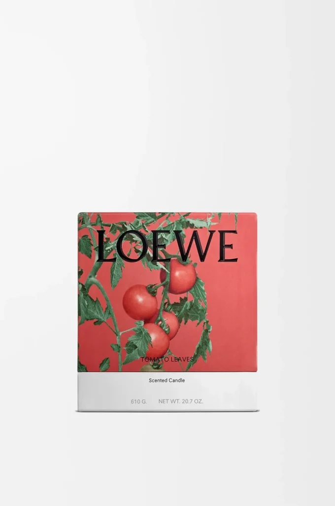 Medium Tomato Leaves candle Red Medium Tomato Leaves candle Red