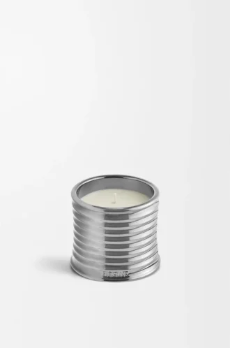 Midi Black Sesame scented candle Silver