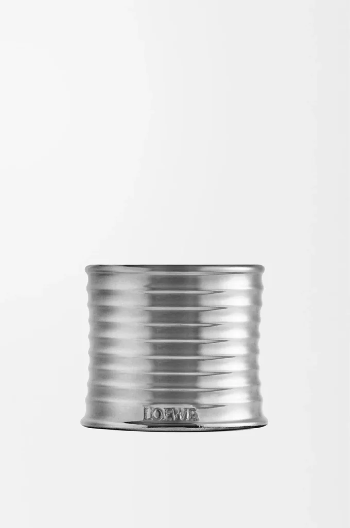 Midi Black Sesame scented candle Silver