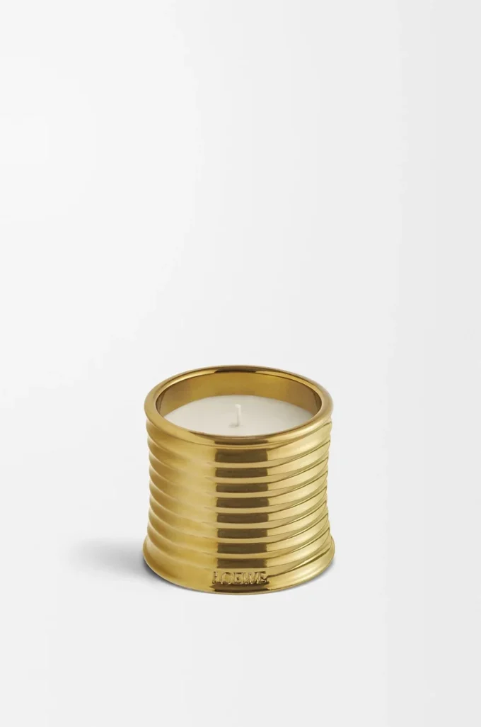 Midi Earl Grey scented candle Gold