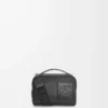 Mini crossbody camera bag in satin calfskin Black