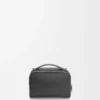 Mini crossbody camera bag in satin calfskin Black