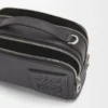Mini crossbody camera bag in satin calfskin Black