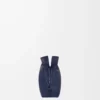 Mini Flamenco clutch in nappa calfskin Abyss Blue