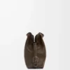 Mini Flamenco clutch in nappa calfskin Chocolate