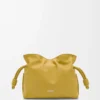 Mini Flamenco clutch in nappa calfskin Ginger