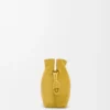 Mini Flamenco clutch in nappa calfskin Ginger