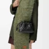 Mini Flamenco purse in pinched nappa calfskin Black