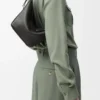 Mini Hammock hobo in classic calfskin Black