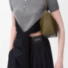 Mini Hammock hobo in classic calfskin Dark Khaki